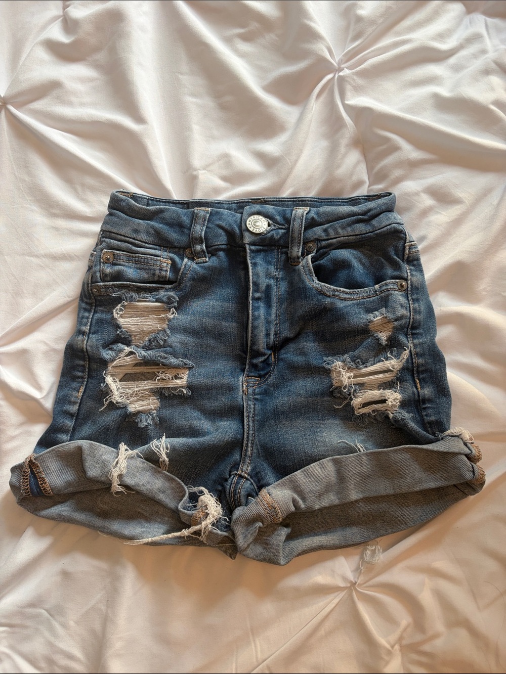 American Eagle Dark Wash Jean Shorts